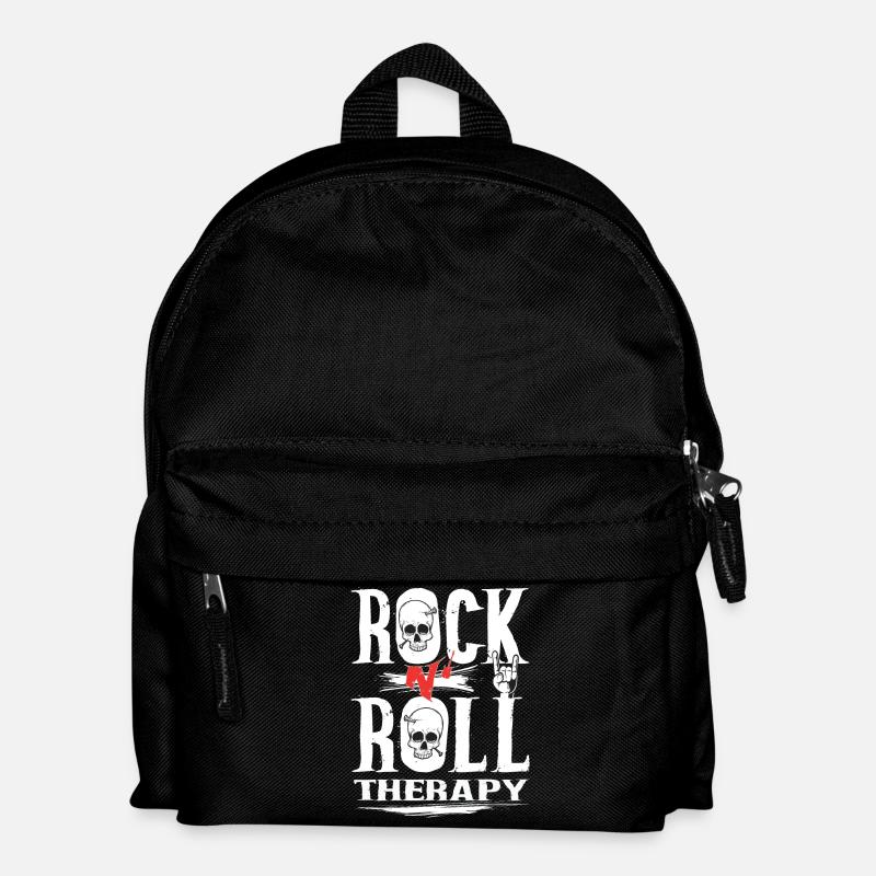 Rock n Roll therapy - Kids' Backpack - black