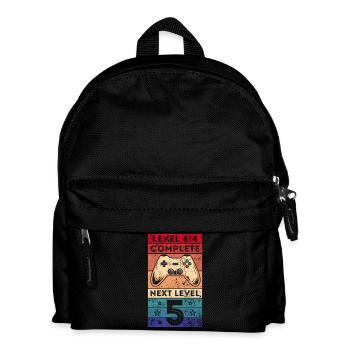 Grundschule Abschluss 5. Klasse Zocken Geschenk - Kinder Rucksack - Schwarz - Vorne