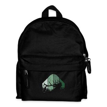 Deer forester hunter - Kids' Backpack - black - Front