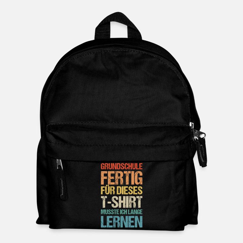 Einschulung 5.Klasse Grundschule Realschule Gymn - Kinder Rucksack - Schwarz