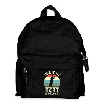 Dart , Dart Tshirt - Kinder Rucksack - Schwarz - Vorne