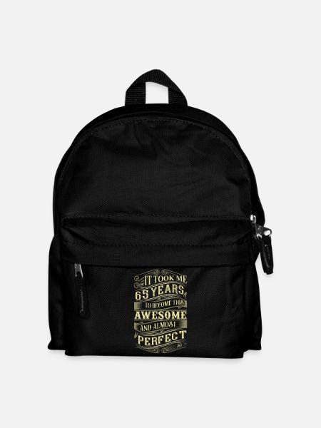 65. Geburtstag - Kinder Rucksack - Schwarz