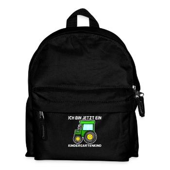 Kindergarten Kindergartenkind - Kinder Rucksack - Schwarz - Vorne