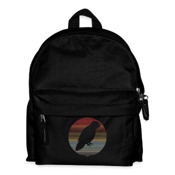 Kakapo Vintage - Kinder Rucksack - Schwarz - Vorne