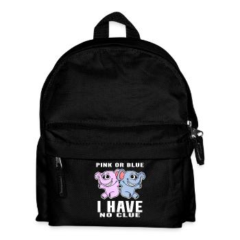 Pink Or Blue - Baby Announcement - Kids' Backpack - black - Front