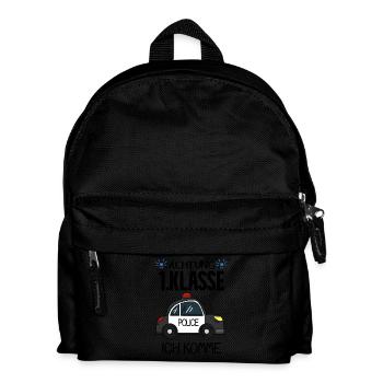 Einschulung Erste Klasse Junge - Kinder Rucksack - Schwarz - Vorne