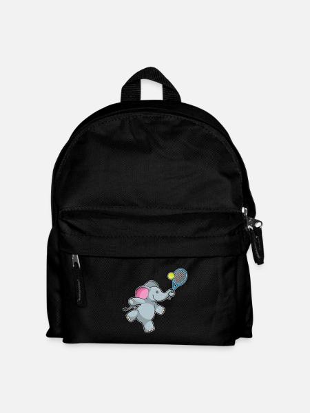 Raquette de tennis éléphant - Sac à dos Enfant - noir