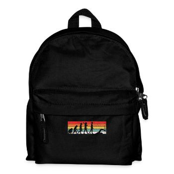 Schwimmen Schwimmer Evolution - Kinder Rucksack - Schwarz - Vorne