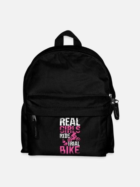 Girls ride trial bike - Kids' Backpack - black