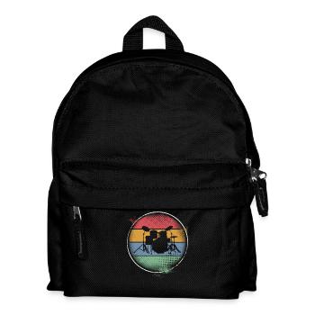 Drums - Kids' Backpack - black - Front