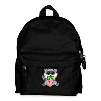 Bébé raton laveur - Sac à dos Enfant - noir - Devant