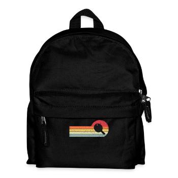 Tischtennis - Kinder Rucksack - Schwarz - Vorne