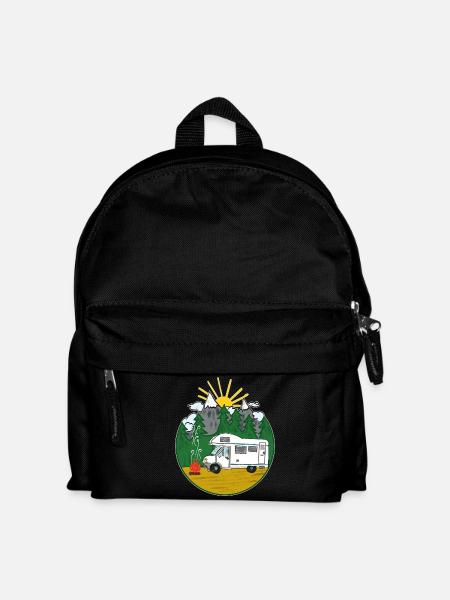 Camping Is My Life - Womo - Camping-car - Sac à dos Enfant - noir