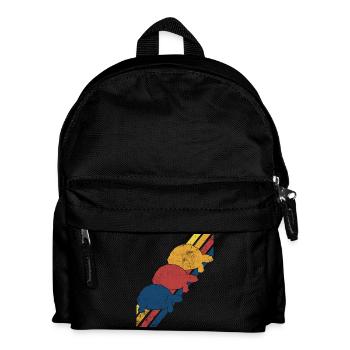 Schildkröte Schildkröten - Kinder Rucksack - Schwarz - Vorne