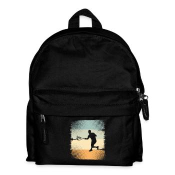 Tennis - Kinder Rucksack - Schwarz - Vorne