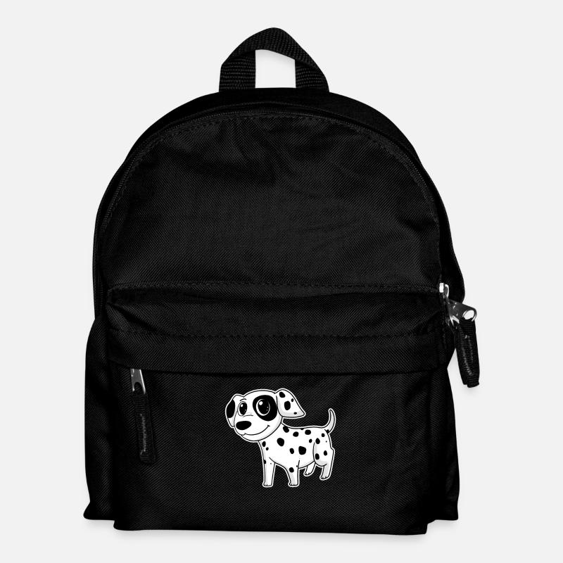 Dalmatiner Hunderasse Hund - Kinder Rucksack - Schwarz