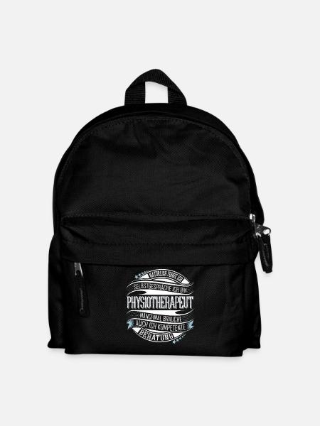 Physiotherapeut - Kinder Rucksack - Schwarz