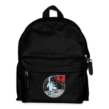 Astronaut with flag Albania - Kids' Backpack - black - Front