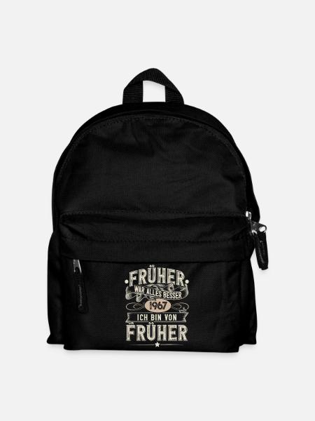 1967 Geburtstag Geburtsjahr Jahrgang - Kinder Rucksack - Schwarz