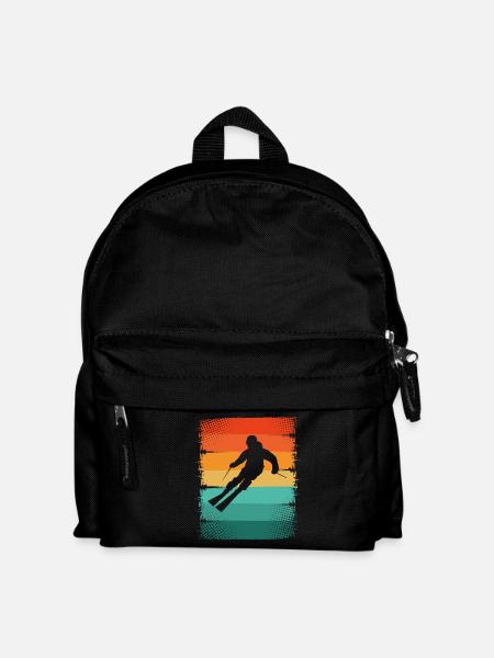 Ski - Kinder Rucksack - Schwarz