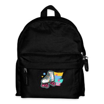 Rollschuhlaufen Rollschuhe - Kinder Rucksack - Schwarz - Vorne