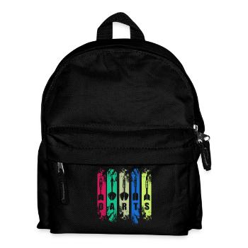 Vintage Dart Darts logo - Kids' Backpack - black - Front