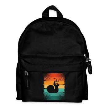 Snail - Kids' Backpack - black - Front