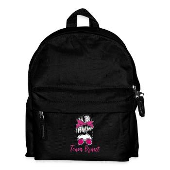 Team Braut - Kinder Rucksack - Schwarz - Vorne
