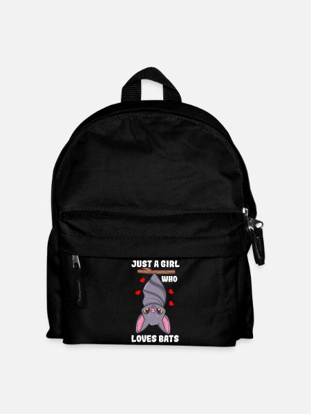 Fledermäuse Fledermausliebhaber - Kinder Rucksack - Schwarz