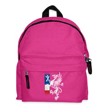 griffon debout bleu blanc rouge Rostock - Sac à dos Enfant - fuchsia - Devant