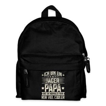 Jäger Vater Vatertag - Kinder Rucksack - Schwarz - Vorne
