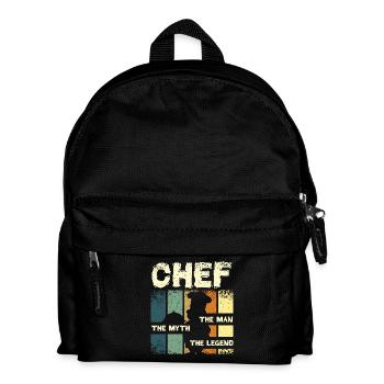 Chef the legend - Kids' Backpack - black - Front