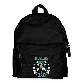 World's best Bird Dad - Kids' Backpack - black - Front
