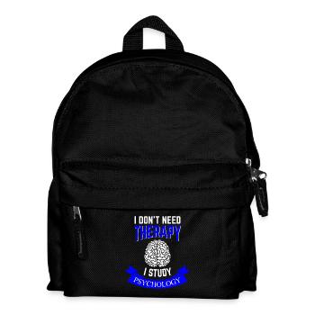 Étudiant en psychologie disant T Shirt - Sac à dos Enfant - noir - Devant