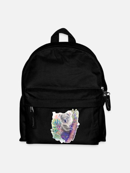 Koala | Koala Bär - Kinder Rucksack - Schwarz