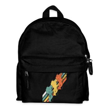 Wandern Wanderer - Kinder Rucksack - Schwarz - Vorne