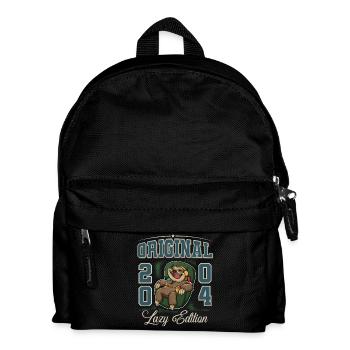 Year of birth 2004 Birthday Sloth 18th birthday - Kids' Backpack - black - Front