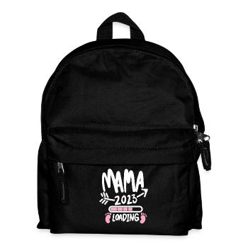 Mama 2023 loading - Werdende Mutter 2023 - Kinder Rucksack - Schwarz - Vorne