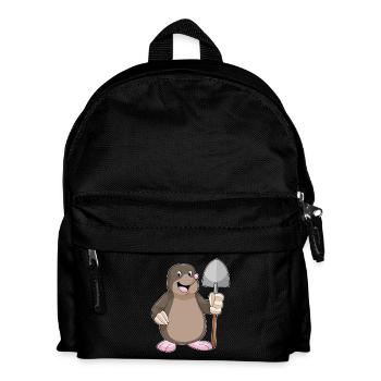 Minage de la pelle des mineurs de taupe - Sac à dos Enfant - noir - Devant
