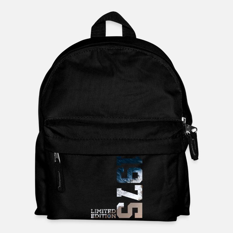 51. GEBURTSTAG LIMITED EDITION 1975 - Kinder Rucksack - Schwarz