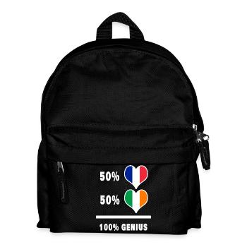 France and Ireland Genius / Present - Kids' Backpack - black - Front