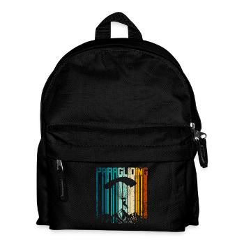Parapente Rétro Vintage - Sac à dos Enfant - noir - Devant