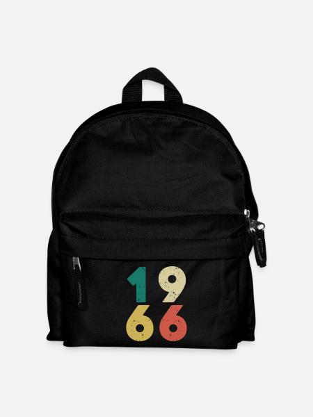 1966 - Vintage 1966 Retro Vintage - Kids' Backpack - black