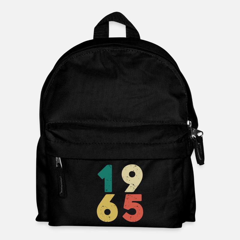 1965 - Vintage 1965 Retro Vintage - Kids' Backpack - black