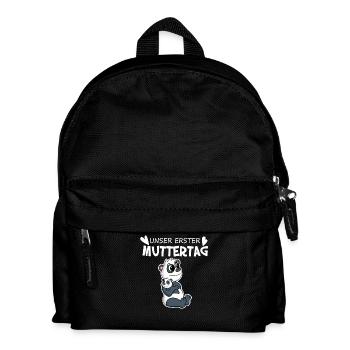 Muttertag - erster Muttertag Geschenk - Kinder Rucksack - Schwarz - Vorne