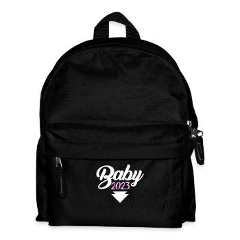 Schwanger Mädchen 2023 - Kinder Rucksack - Schwarz - Vorne