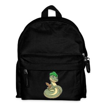 Schlange Schwert - Kinder Rucksack - Schwarz - Vorne