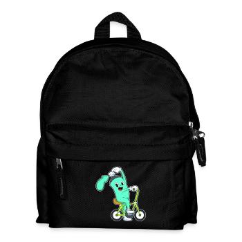 Vélo à bombe aérosol. - Sac à dos Enfant - noir - Devant