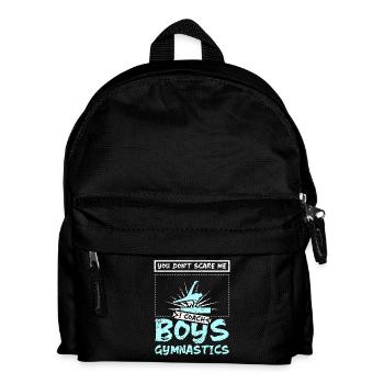 You don't scare me I coach boys gymnastics - Kinder Rucksack - Schwarz - Vorne
