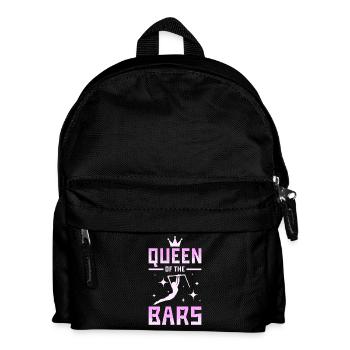 Queen of the bars gymnastics - Kids' Backpack - black - Front